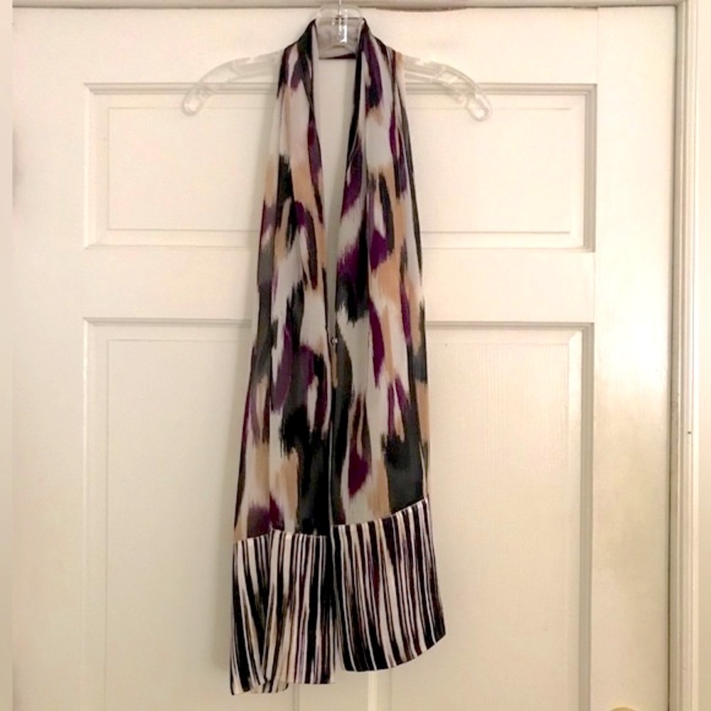 PER SE 100% Silk Scarf *Abstract Print* - Picture 3 of 10